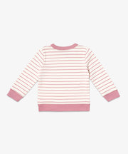 Remy Sweatshirt, Rose French Stripe