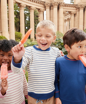 Remy Sweatshirt, Navy French Stripe