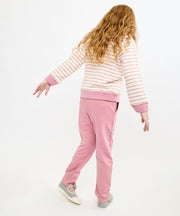 Remy Sweatshirt, Rose French Stripe