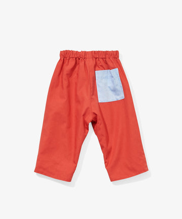 Turquoise Orange Kids Pants With Two Pockets -  Canada