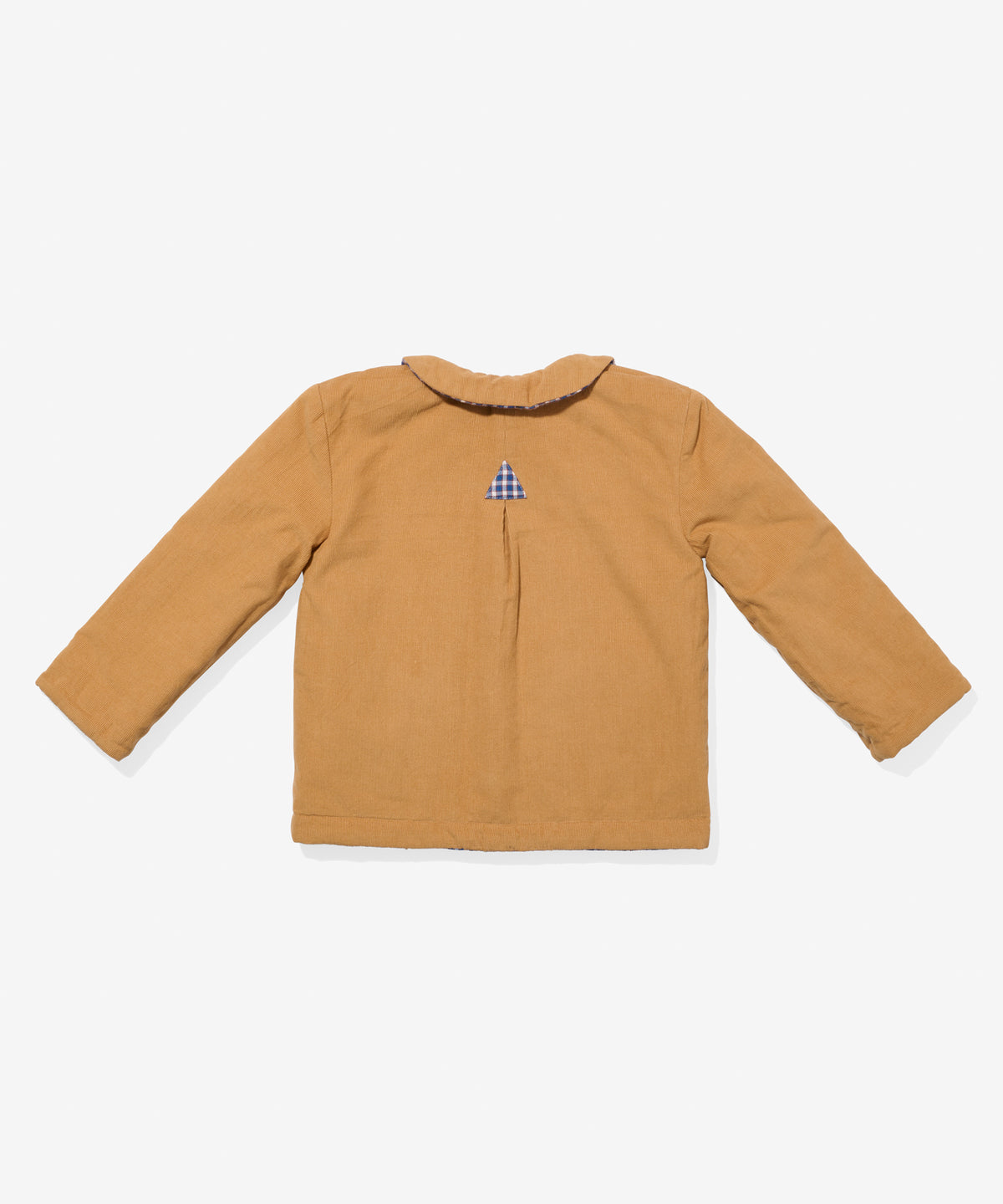 Reversible Quilted Jacket, Marine Tiny Check