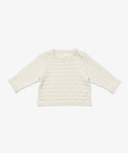 Rhodes Baby Sweater, Cream