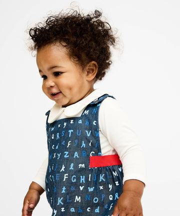 Scout Overall, Denim ABC's