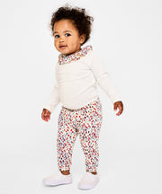 Andy Baby Legging, Cream Cheetah