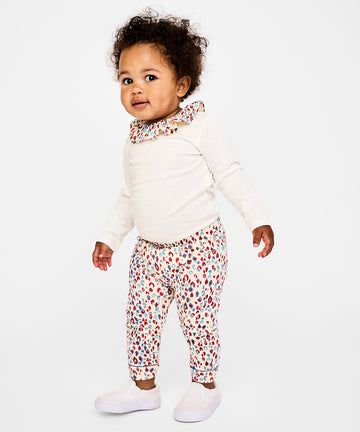 Andy Baby Legging, Cream Cheetah