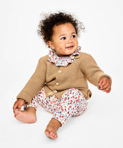 Andy Baby Legging, Cream Cheetah
