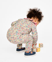 Andy Baby Legging, Burgundy Coneflower Floral