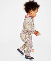 Andy Baby Legging, Burgundy Coneflower Floral