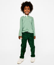 Parker Polo, Sage Fine Stripe