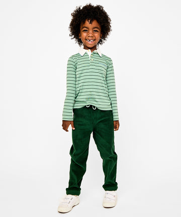 Parker Polo, Sage Fine Stripe