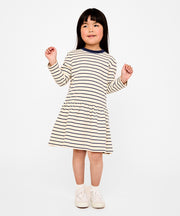 Isla Sweatshirt Dress, Navy French Stripe