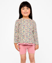 Edwina T-Shirt, Burgundy Coneflower Floral