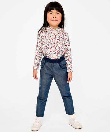 Hen T-Shirt, Cream Cheetah