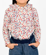 Hen T-Shirt, Cream Cheetah