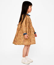 Delphina Dress, Sand Leopard