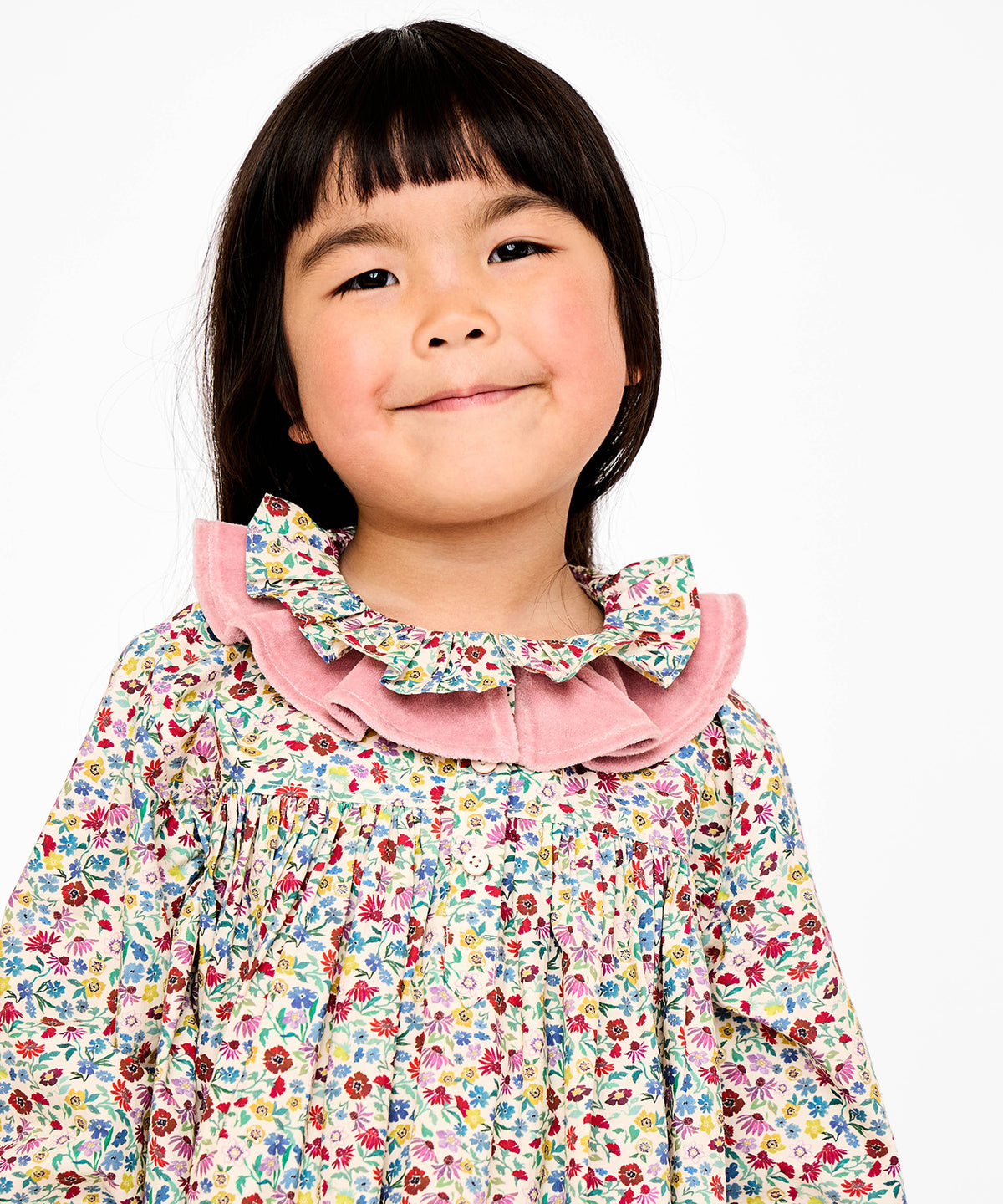 Sassy Dress, Burgundy Coneflower Floral