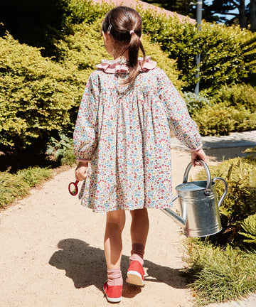 Sassy Dress, Burgundy Coneflower Floral