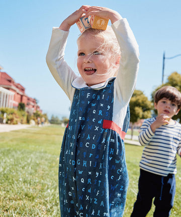 Scout Overall, Denim ABC's
