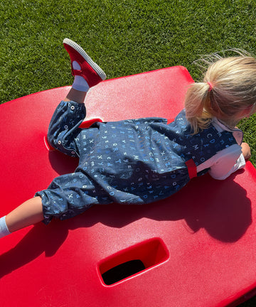 Scout Overall, Denim ABC's