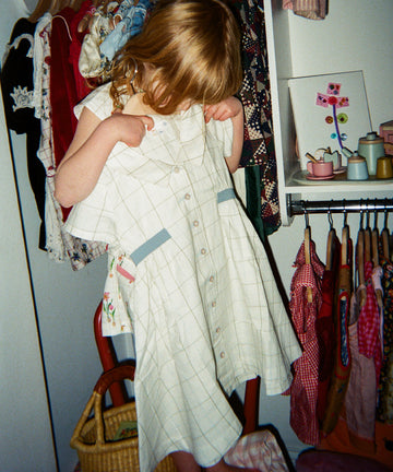 Shirt Dress, Seafoam Plaid