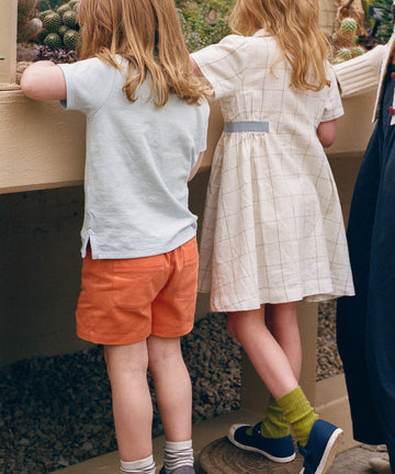 Shirt Dress, Seafoam Plaid
