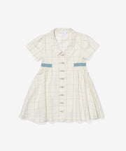 Shirt Dress, Seafoam Plaid