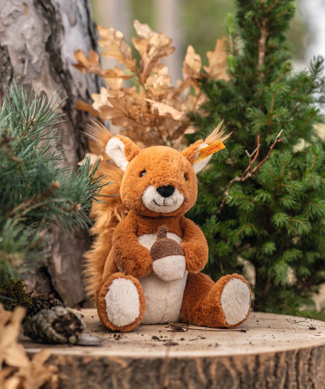 Steiff Medium Stuffie, Phil Squirrel