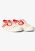 Oso & Me Canvas T-Band Sneaker, Signature Dot