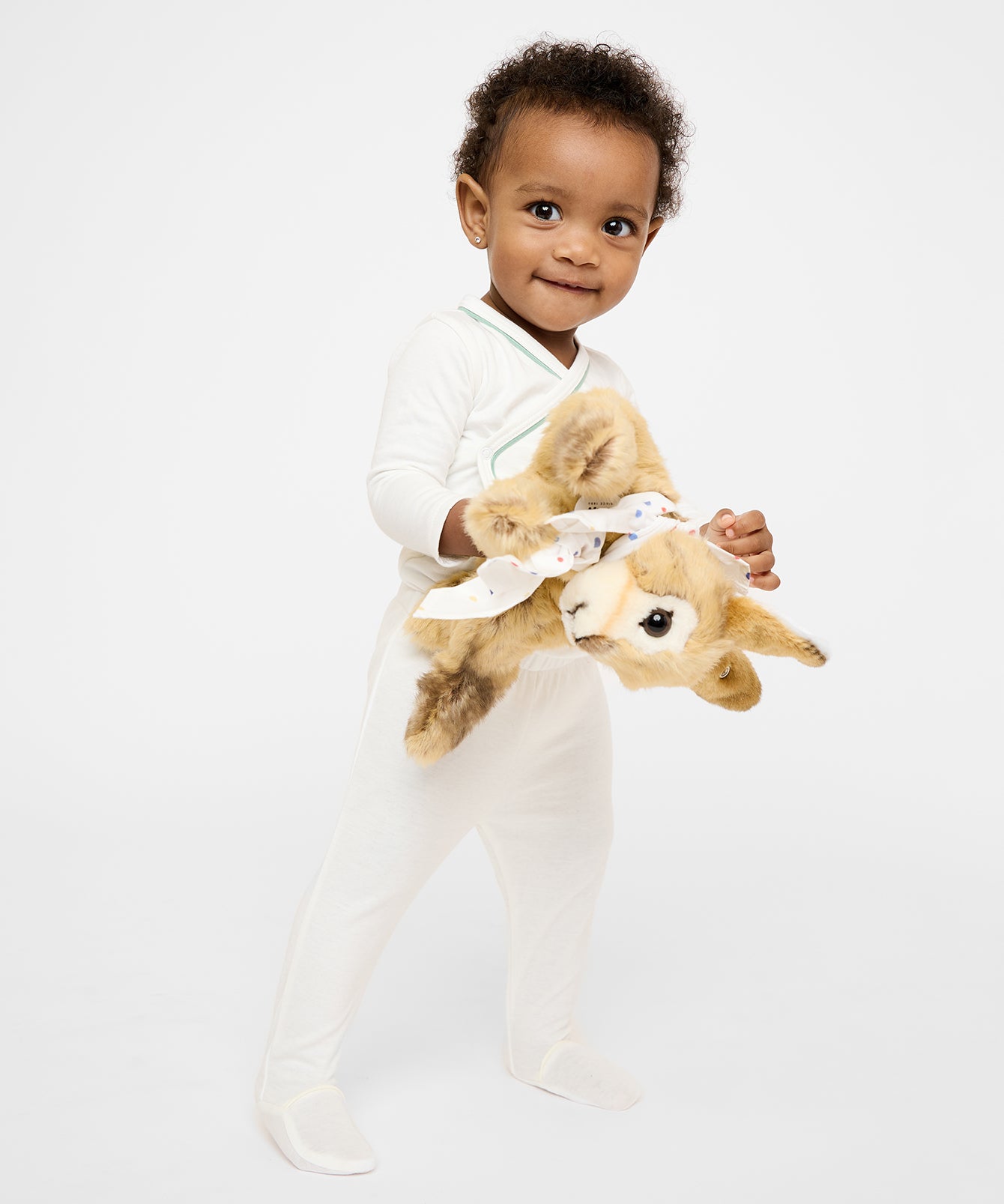 Tatum Baby Pant, Vanilla Piping