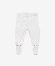 Tatum Baby Pant, Rose Piping