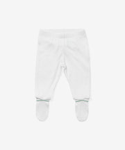 Tatum Baby Pant, Seafoam Piping