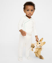 Tatum Baby Pant, Seafoam Piping