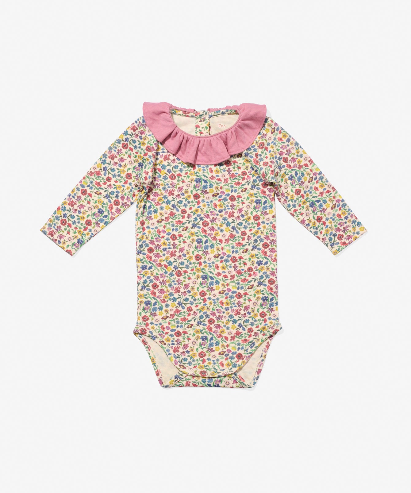Tink Ruffle One-piece, Burgundy Coneflower