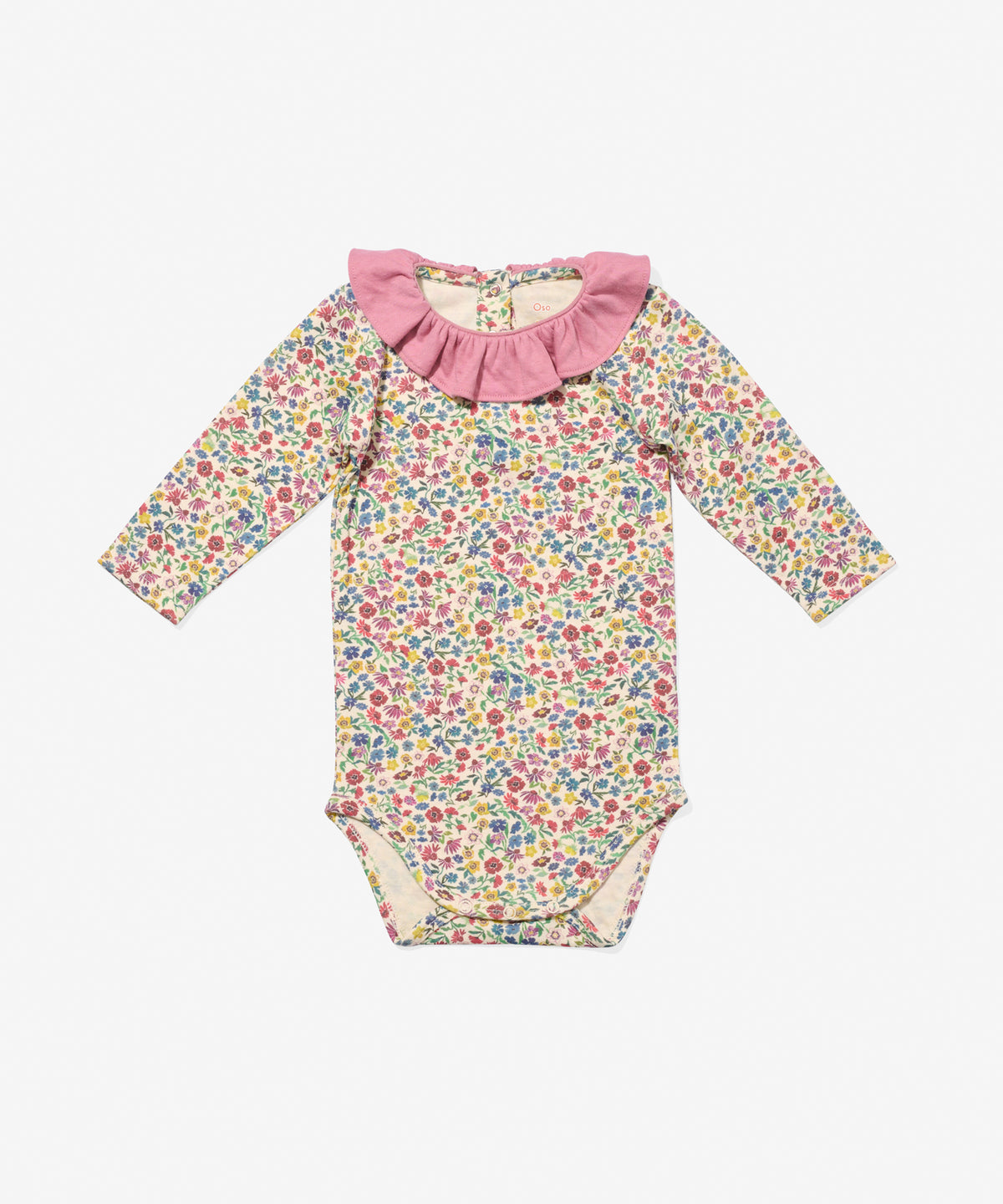 Tink Ruffle One-piece, Burgundy Coneflower