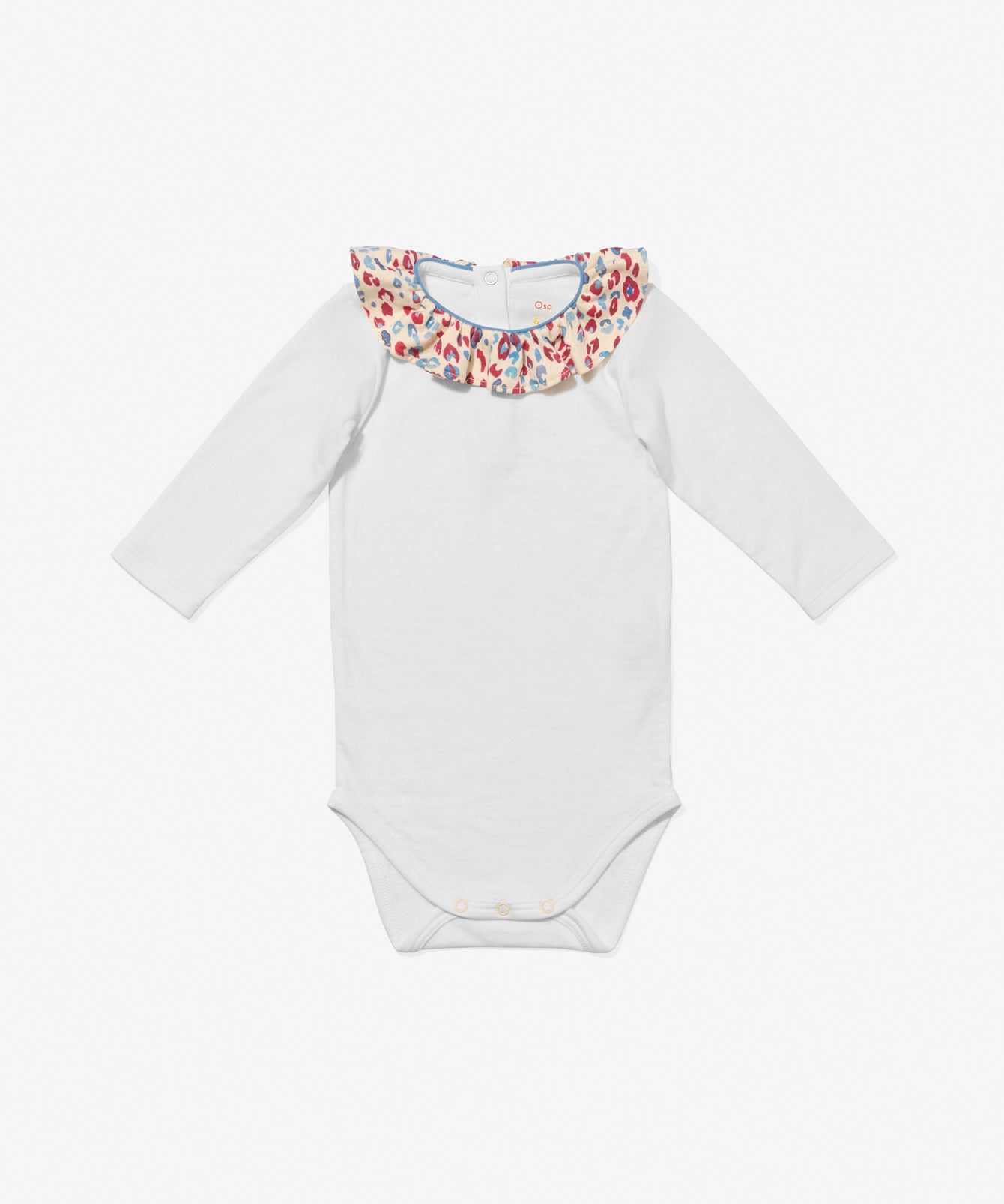 Tink Ruffle One-piece, Cream Cheetah