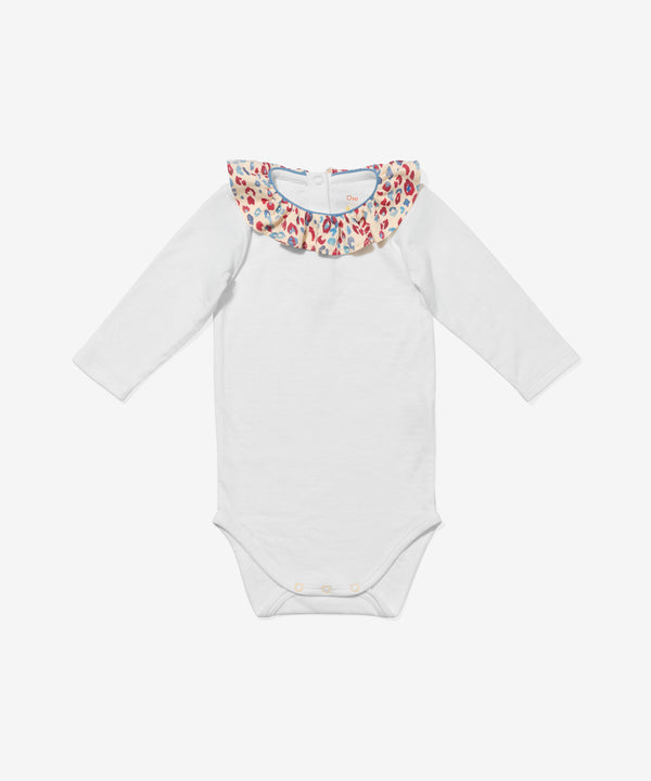 Tink Ruffle One-piece, Cream Cheetah