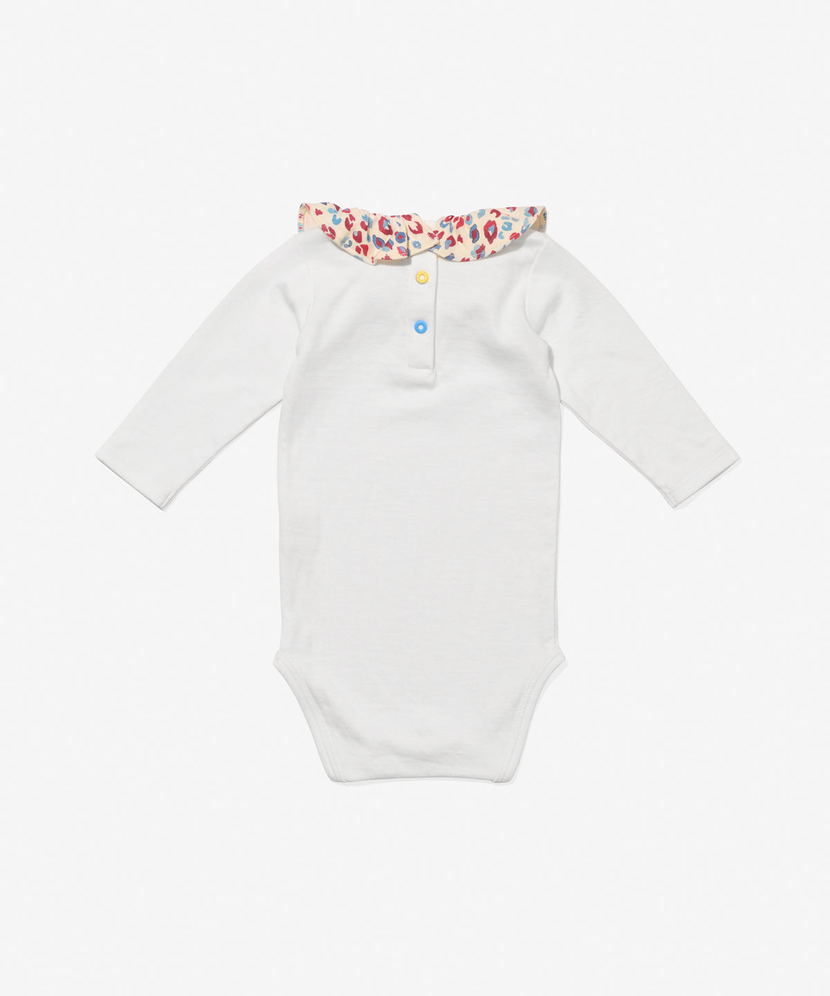 Tink Ruffle One-piece, Cream Cheetah