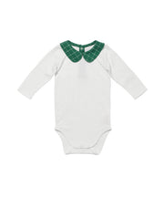 Peter Pan One-piece, Green Holiday Plaid