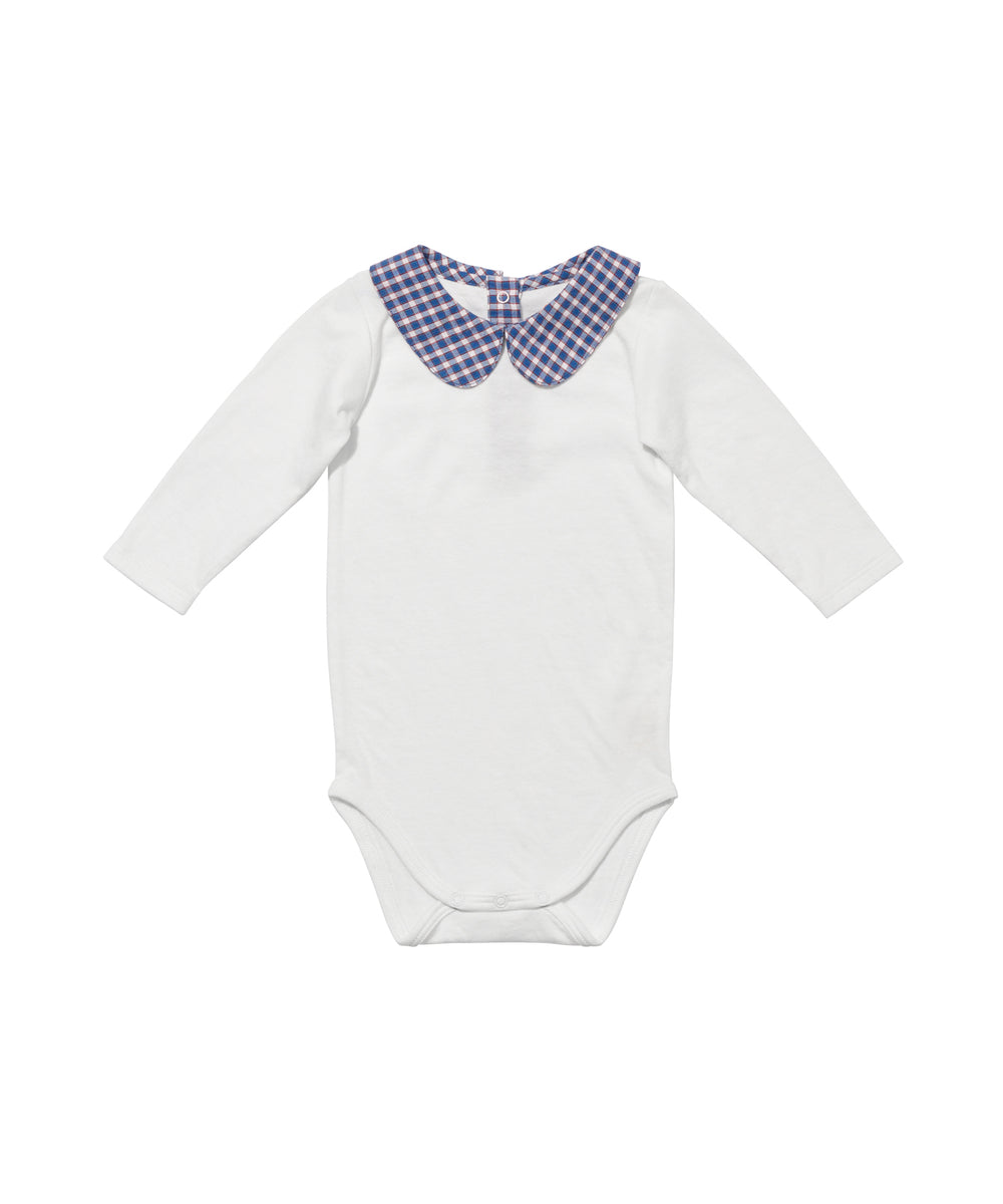 Peter Pan One-piece, Marine Tiny Check