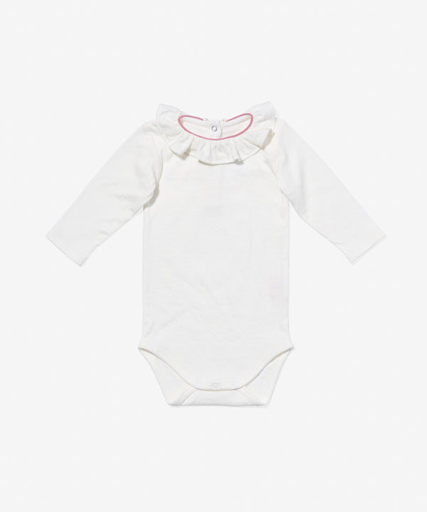 Tink Ruffle One-piece, Rose Piping