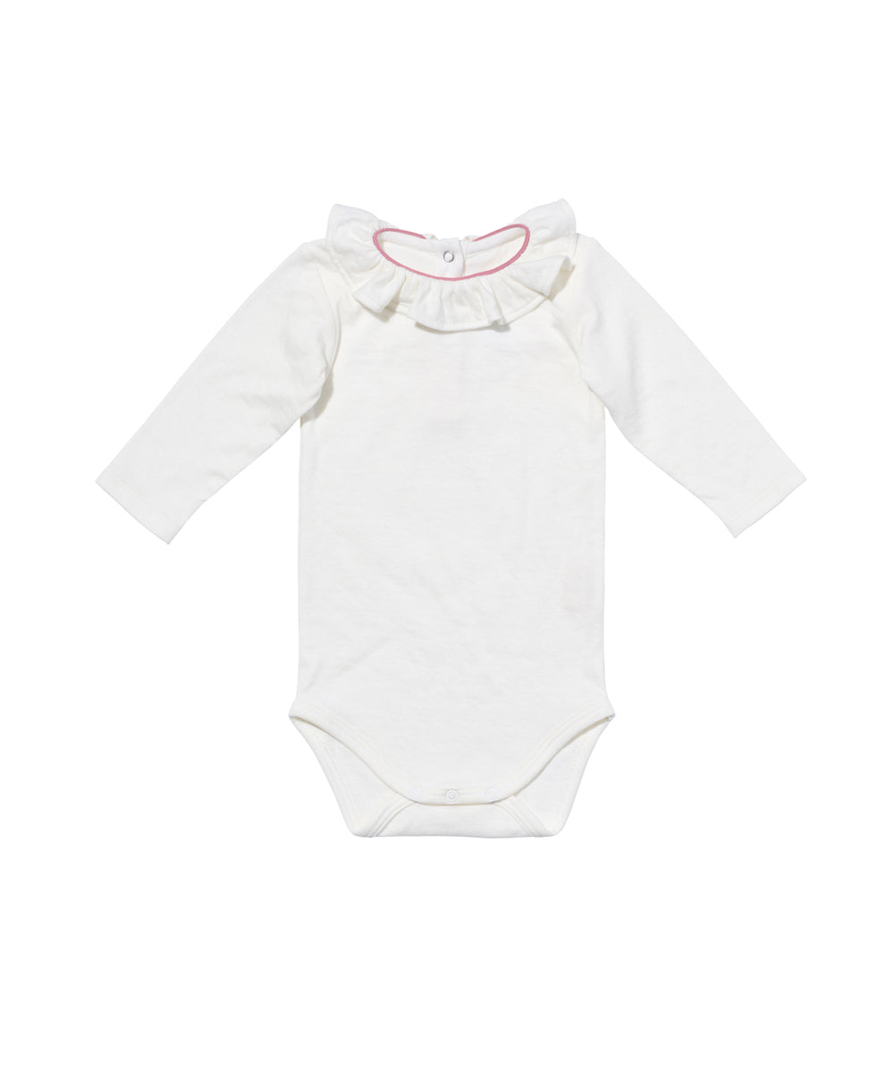 Tink Ruffle One-piece, Rose Piping