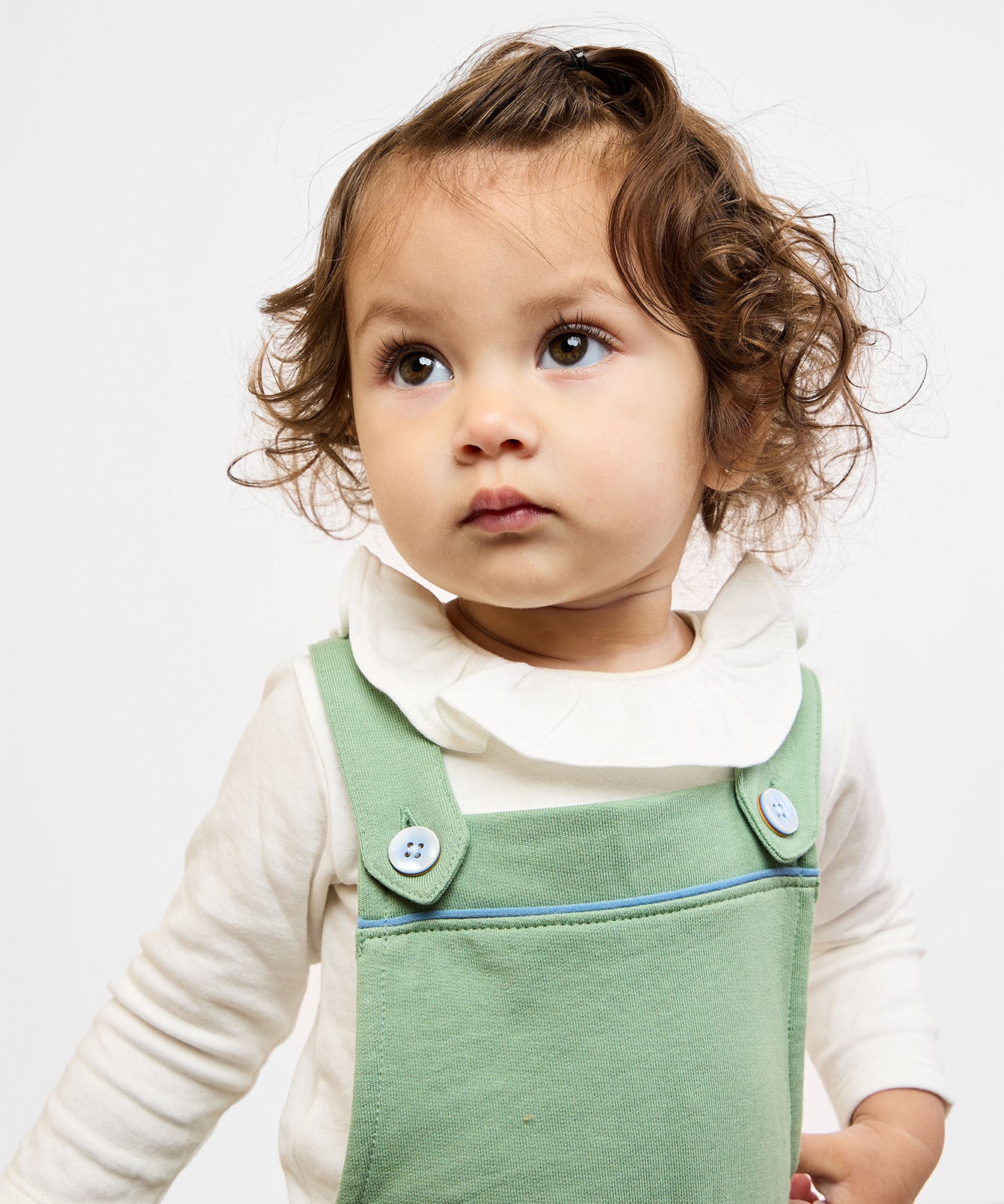 Tink Ruffle One-piece, Vanilla Piping