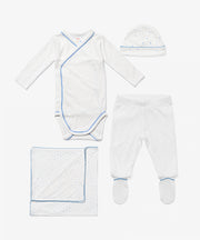 Welcome Baby Bundle, Blue Hearts