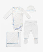 Welcome Baby Bundle, Blue Hearts