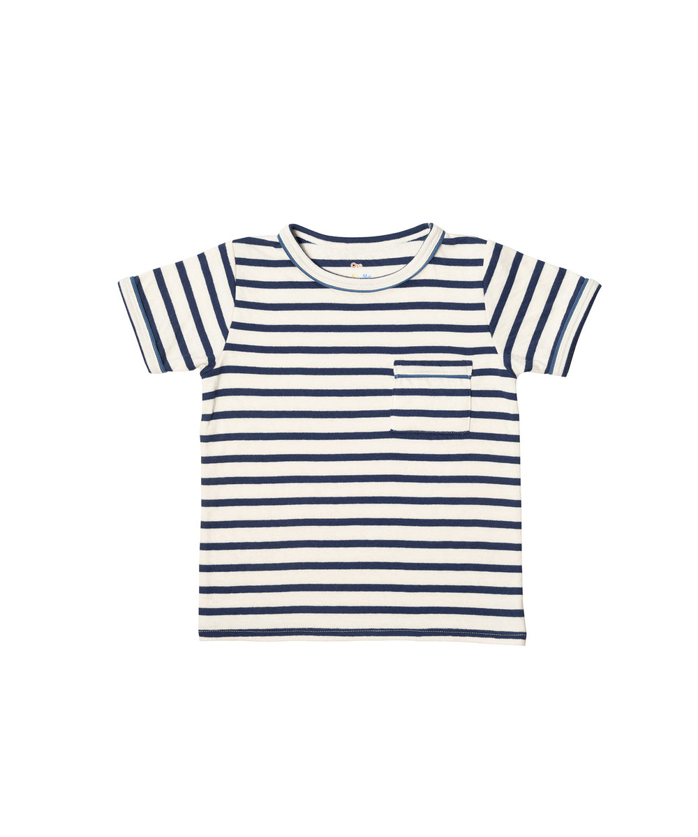 Willie T-Shirt, Navy Stripe