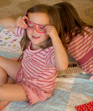 Willie Baby T-Shirt, Petal Mini Stripe