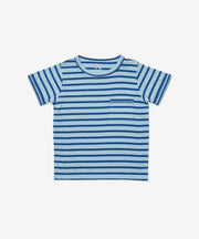 Willie T-Shirt, Sky Blue Stripe