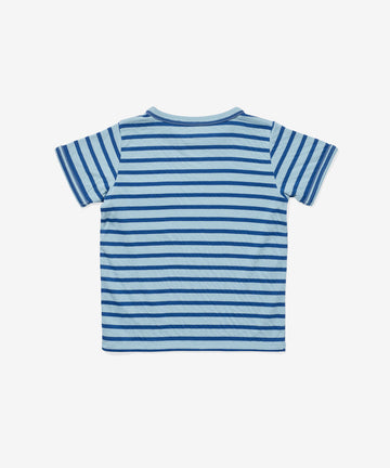 Willie T-Shirt, Sky Blue Stripe