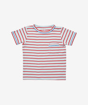 Willie T-Shirt, Paprika Stripe