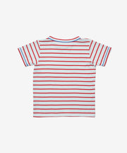 Willie T-Shirt, Paprika Stripe